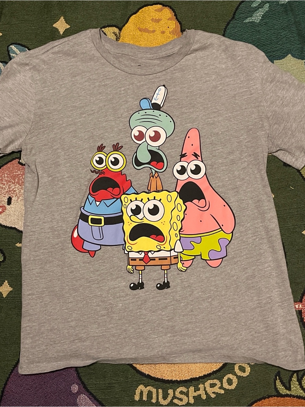 Nickelodeon Gray SpongeBob & Friends Graphic Tee